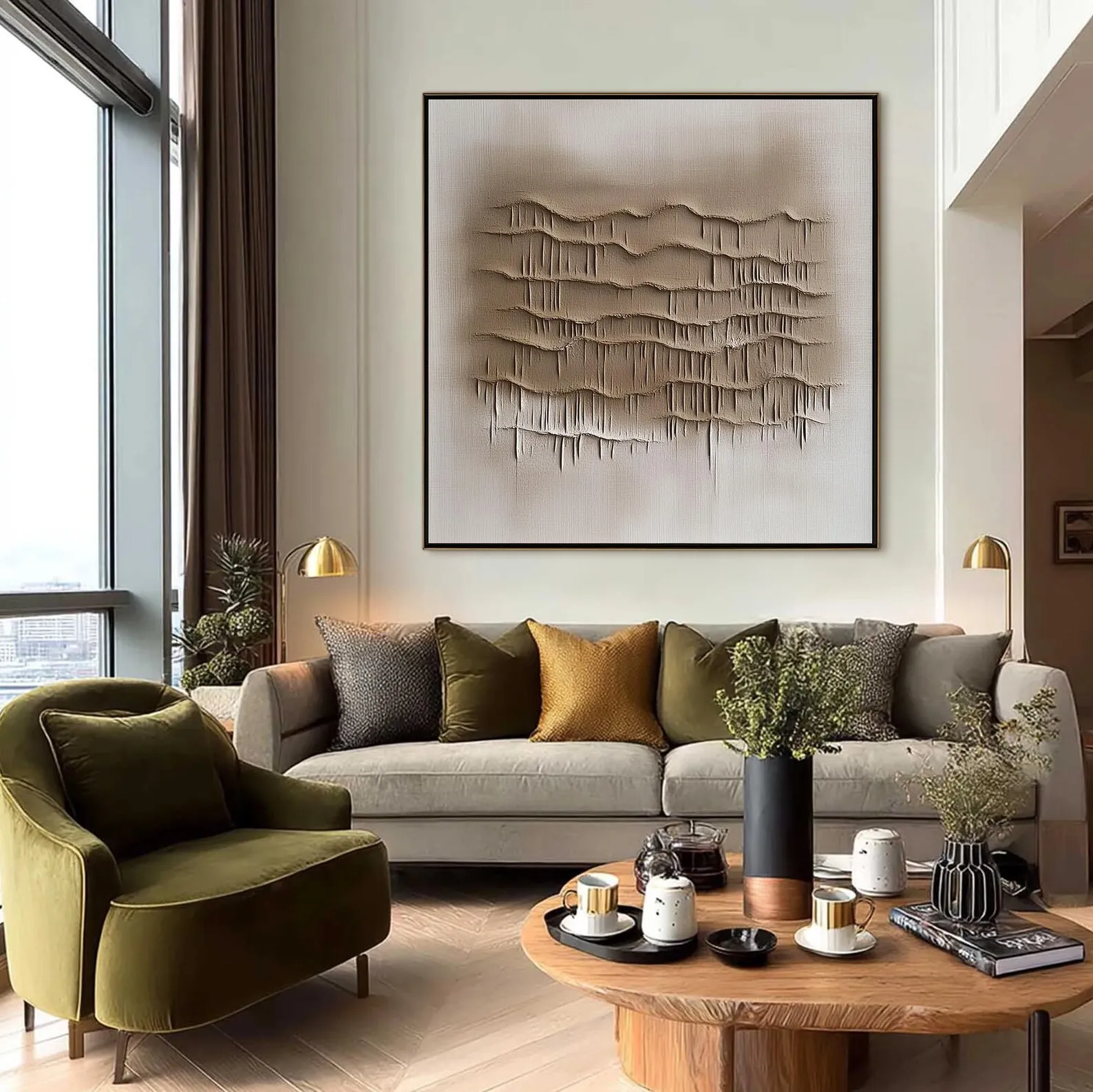 Mhemyo Original 3D Textured Wall Art Beige Minimalist Handmade Painting Wabi Sabi Inspired Neutral Abstract Art for Home Decor
Mhemyo Original 3D Textured Wall Art Beige Minimalist Handmade Painting Wabi Sabi Inspired Neutral Abstract Art for Home Decor