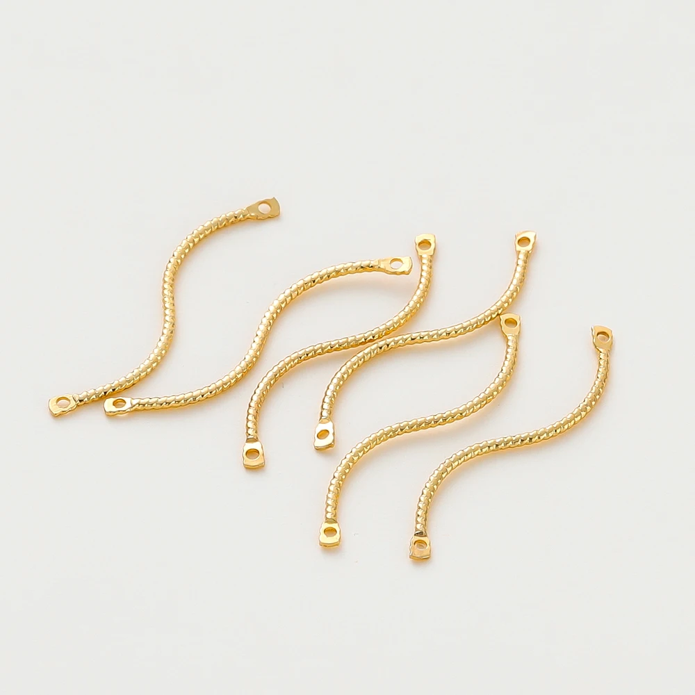 20Pcs 14K/18K Gold Color Plated Brass S-shape Double Hanging Earrings Connectors for DIY Earring Jewelry Making Accessories
20Pcs 14K/18K Gold Color Plated Brass S-shape Double Hanging Earrings Connectors for DIY Earring Jewelry Making Accessories