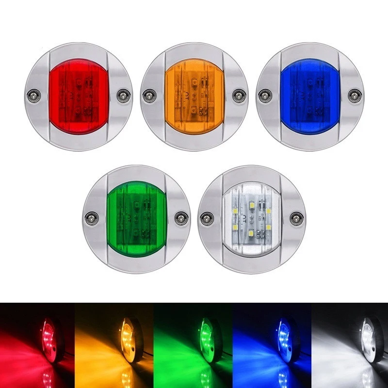 4PCS Boat Marine Lights Navigation Light Waterproof Marker Lamp For Truck RV Yacht Transom Anchor Stern DC 12V 6LED Stern Lamps
4PCS Boat Marine Lights Navigation Light Waterproof Marker Lamp For Truck RV Yacht Transom Anchor Stern DC 12V 6LED Stern Lamps