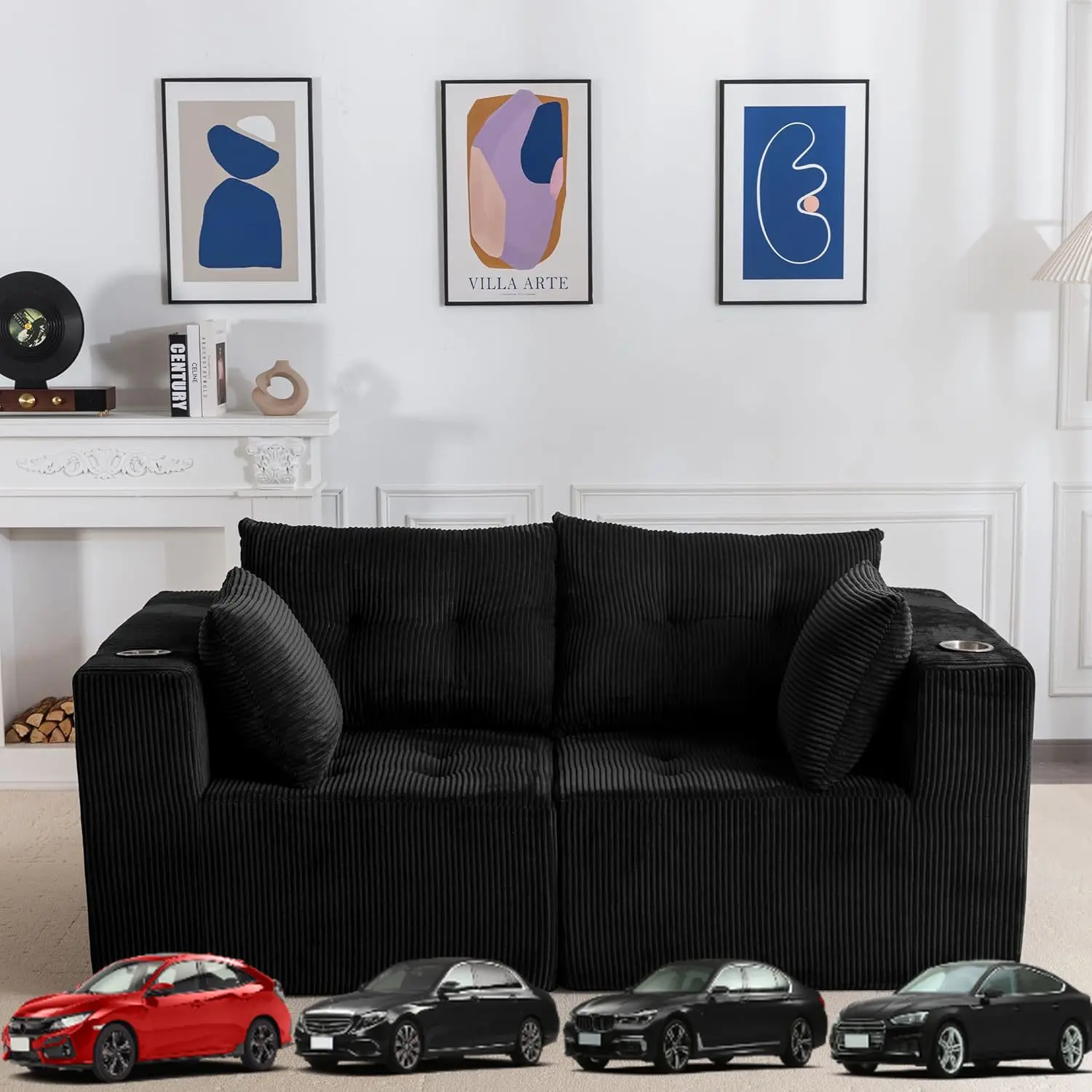 MAXYOYO Modular Sectional Sofa Couch, Modern Boneless Couch for Living Room, Sofa in A Box, Upholstered Chair Sleeper with Tufte
MAXYOYO Modular Sectional Sofa Couch, Modern Boneless Couch for Living Room, Sofa in A Box, Upholstered Chair Sleeper with Tufte