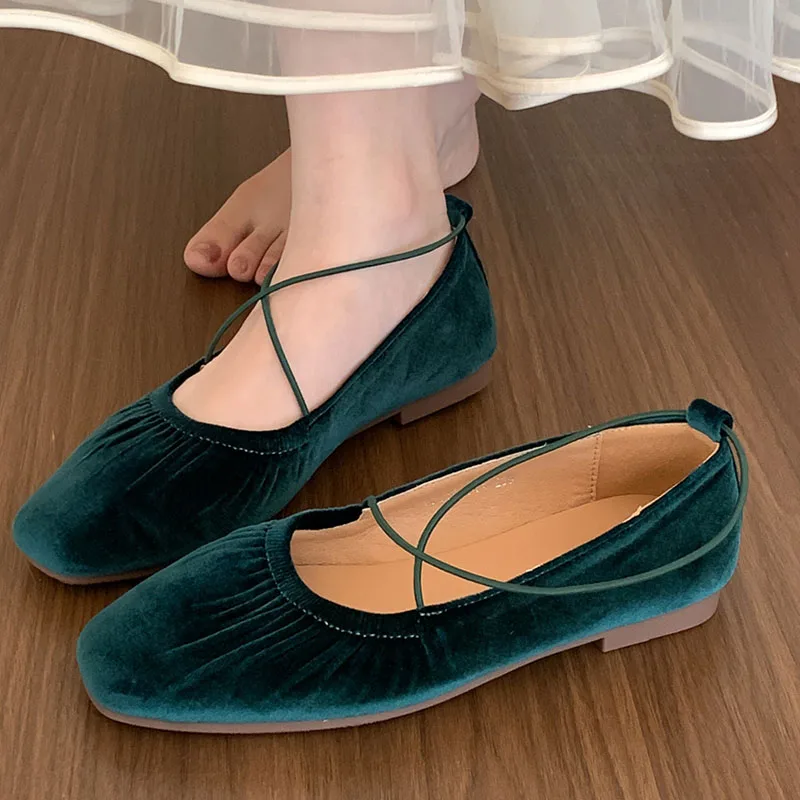 2024 Autumn Women Flat Shoes Fashion Pleated Ladies Elegant Slip On Mary Jane Shoes Soft Sole Outdoor Dress Ballerinas New Shoes
2024 Autumn Women Flat Shoes Fashion Pleated Ladies Elegant Slip On Mary Jane Shoes Soft Sole Outdoor Dress Ballerinas New Shoes