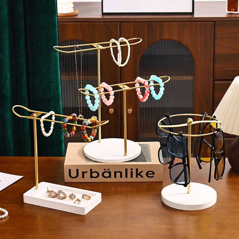 Multi-Tier Gold Jewelry Organizer Stand with Tray T-Bar Necklace Bracelet Holder Desktop Storage Rack for Rings Earrings Home De
Multi-Tier Gold Jewelry Organizer Stand with Tray T-Bar Necklace Bracelet Holder Desktop Storage Rack for Rings Earrings Home De