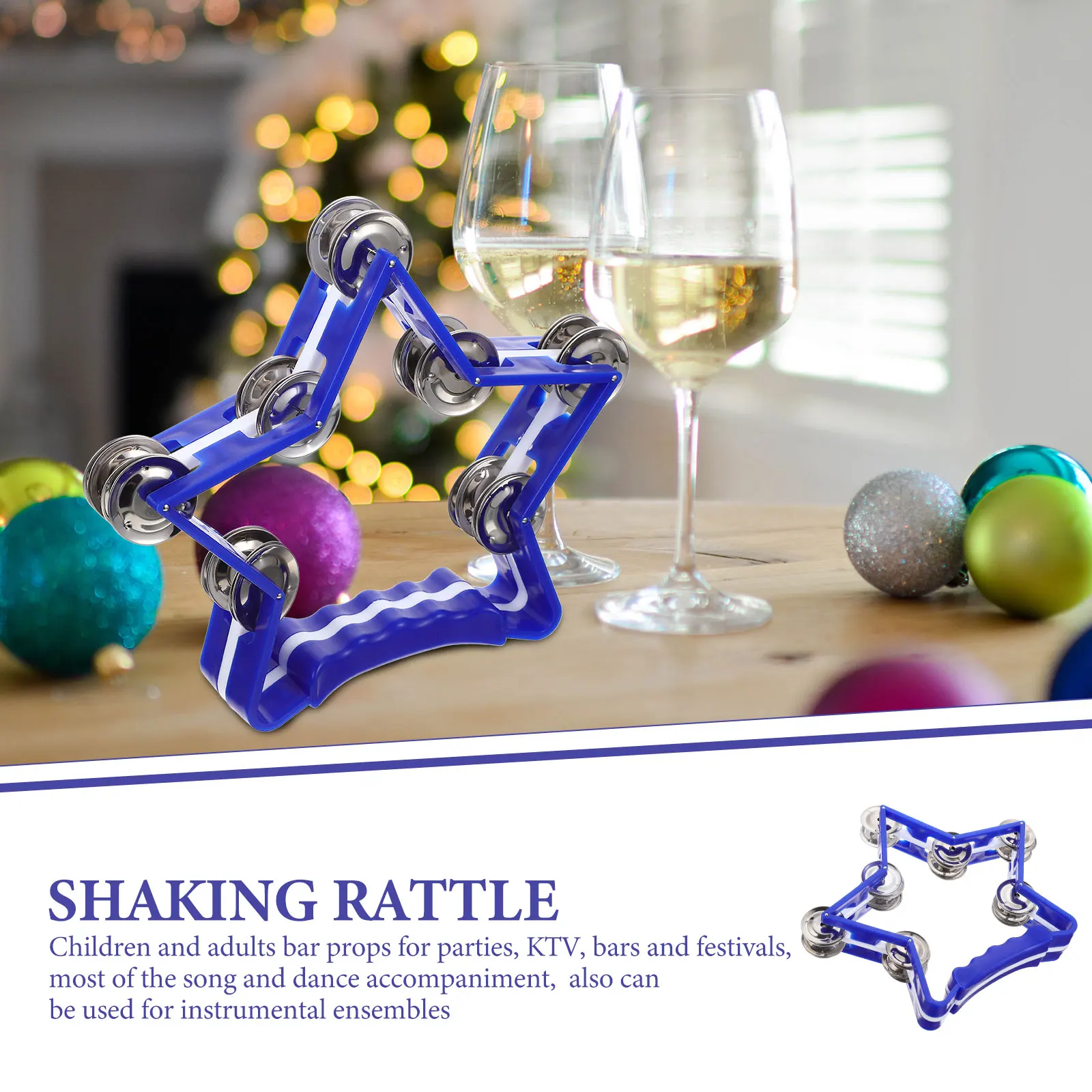 Pentagram H bell Kids Music Rhythm Percussion Instrument Shaking BabyToy Musical H held Bell Plastic Steel Safe
Pentagram H bell Kids Music Rhythm Percussion Instrument Shaking BabyToy Musical H held Bell Plastic Steel Safe