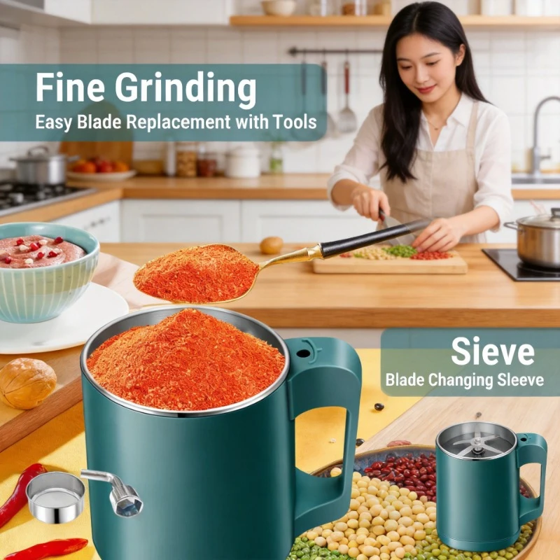 Household Small Electric Grinder Chinese Medicine Grain Corn Bean Panax Notoginseng Fine Powder Crusher
Household Small Electric Grinder Chinese Medicine Grain Corn Bean Panax Notoginseng Fine Powder Crusher