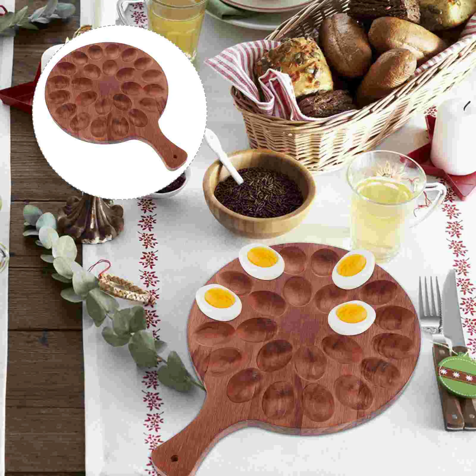 Deviled Egg Tray Platter Carriers Mustard Home Kitchenware Dispenser Wood Simple Rack
Deviled Egg Tray Platter Carriers Mustard Home Kitchenware Dispenser Wood Simple Rack