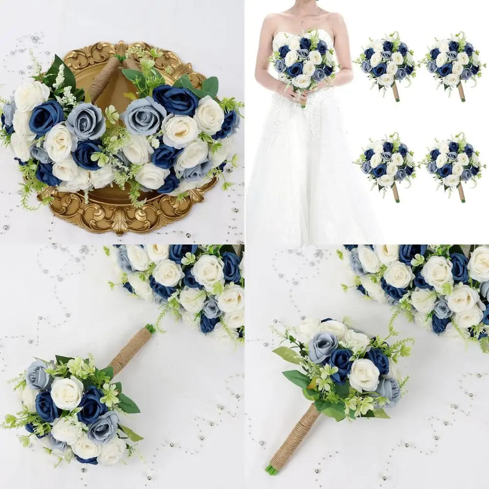 4 букета для подружек невесты - искусственные цветочные композиции длиной 7 дюймов для свадеб, вечеринок или центральных украшений обеденных столов на годовщину - Нав.
4 букета для подружек невесты - искусственные цветочные композиции длиной 7 дюймов для свадеб, вечеринок или центральных украшений обеденных столов на годовщину - Нав.