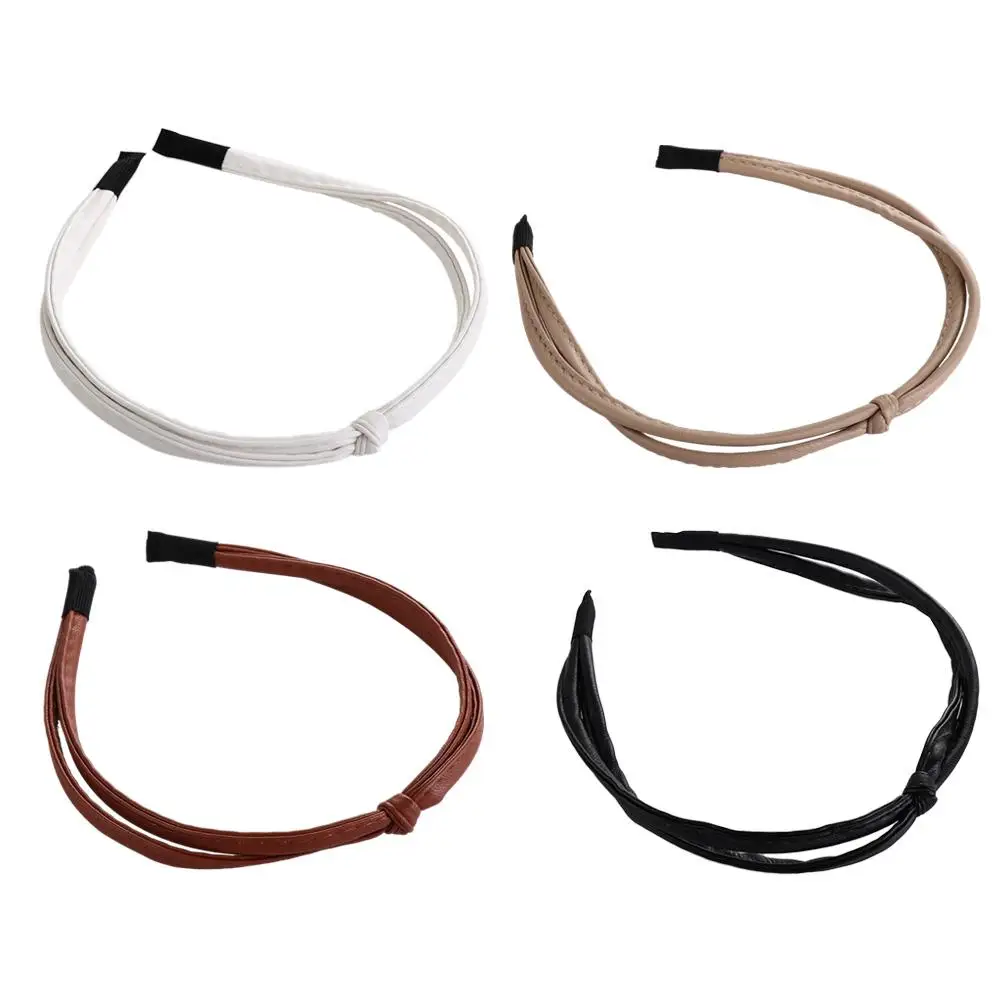 Gilrl Headband Knotted Women Hairpin Hair Clip Thin Hair Band Female Hair Accessories PU Leather Headband Korean Style Headwear
Gilrl Headband Knotted Women Hairpin Hair Clip Thin Hair Band Female Hair Accessories PU Leather Headband Korean Style Headwear