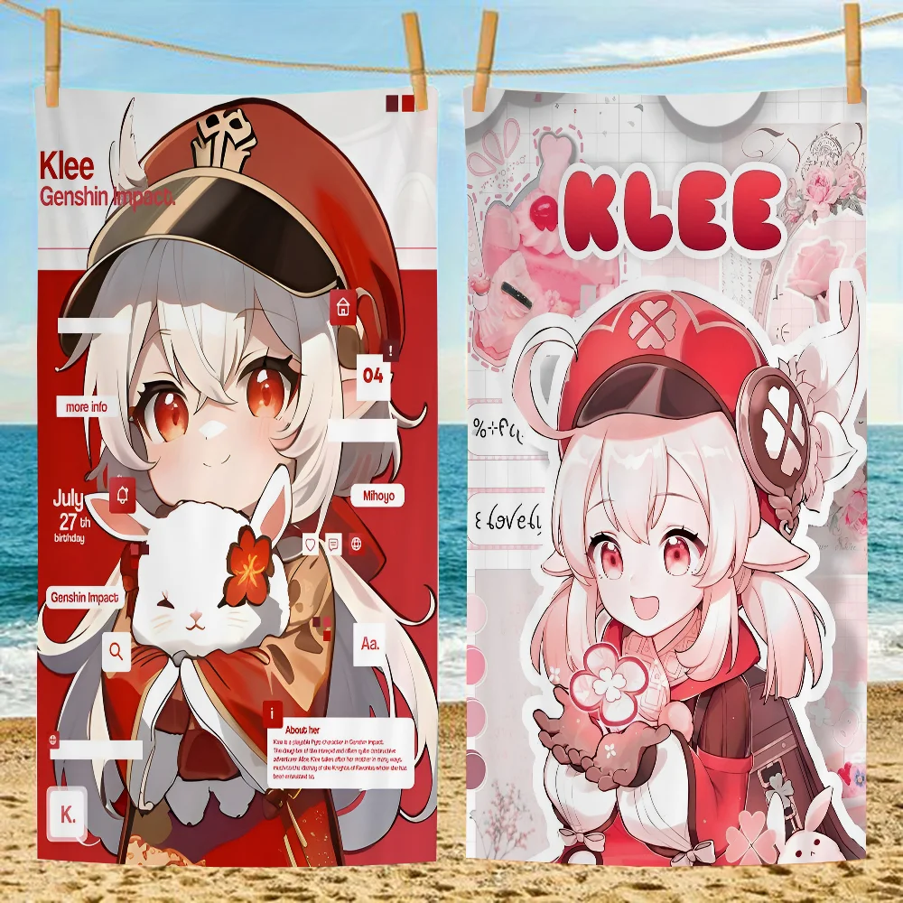 G-Genshin Impact Klee Microfiber Printed Beach Towel Mountain Climbing Yoga Beach Swimming Running Absorbent Soft Towel
G-Genshin Impact Klee Microfiber Printed Beach Towel Mountain Climbing Yoga Beach Swimming Running Absorbent Soft Towel