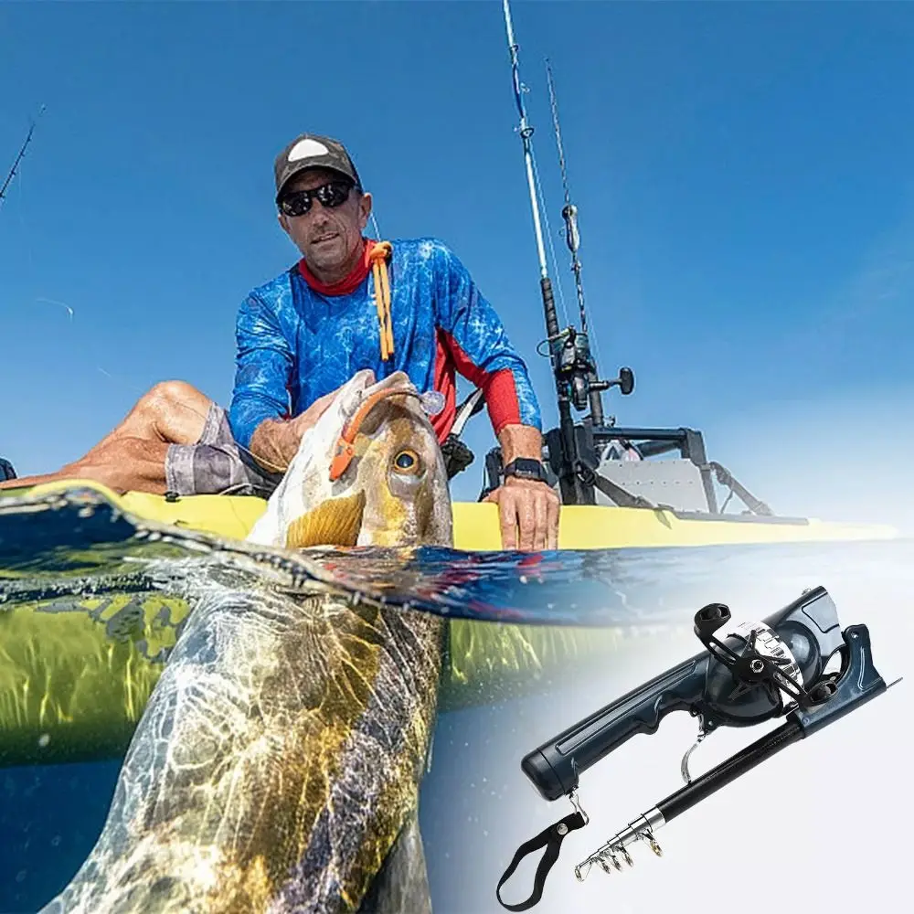 Portable Retractable Folding Fishing Rod Spinning with Reel Arms Casting Rod Durable Carbon Fiber Sea Fishing Rod Outdoor
Portable Retractable Folding Fishing Rod Spinning with Reel Arms Casting Rod Durable Carbon Fiber Sea Fishing Rod Outdoor