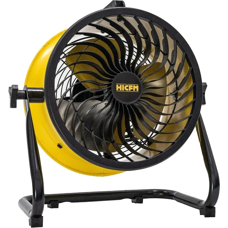HiCFM 10" High-velocity Drum Air Circulator Fan 1000 CFM Large Airflow Turbo Shop Floor Fan w/ 180-degree Pivoting Head, 3-speed
HiCFM 10" High-velocity Drum Air Circulator Fan 1000 CFM Large Airflow Turbo Shop Floor Fan w/ 180-degree Pivoting Head, 3-speed