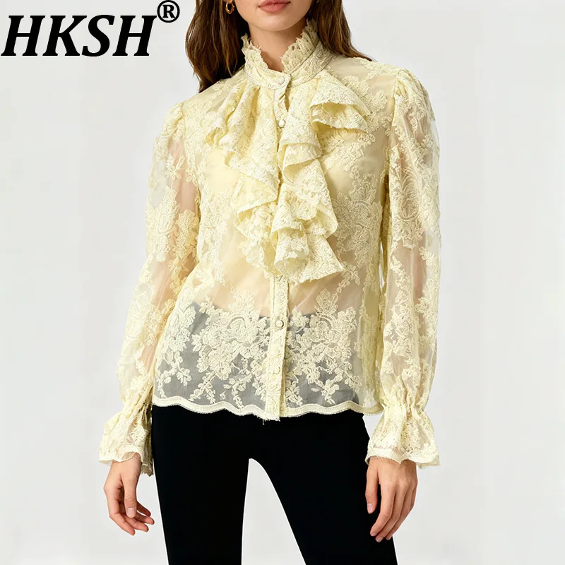 Женская элегантная модная блузка HKSH с вышивкой, оборками, длинными рукавами, на одной пуговице, повседневная, шикарная, новинка Весна 2026 HK19543
Женская элегантная модная блузка HKSH с вышивкой, оборками, длинными рукавами, на одной пуговице, повседневная, шикарная, новинка Весна 2026 HK19543