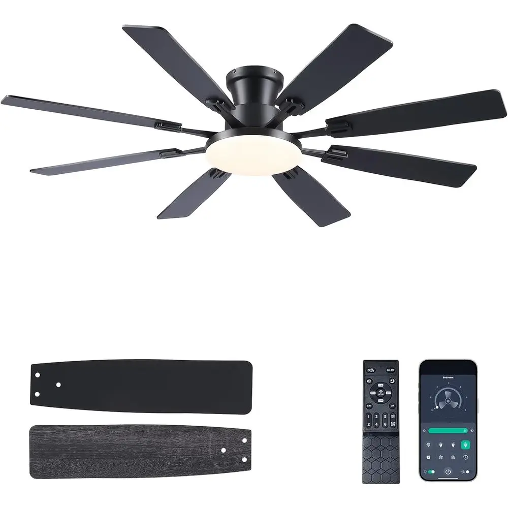 60 Inch Ceiling Fan with Lights, Remote, DC Motor, 3CCT Dimmable, Quiet, Dual Finish, Black, 6 Speeds, Indoor/Outdoor
60 Inch Ceiling Fan with Lights, Remote, DC Motor, 3CCT Dimmable, Quiet, Dual Finish, Black, 6 Speeds, Indoor/Outdoor