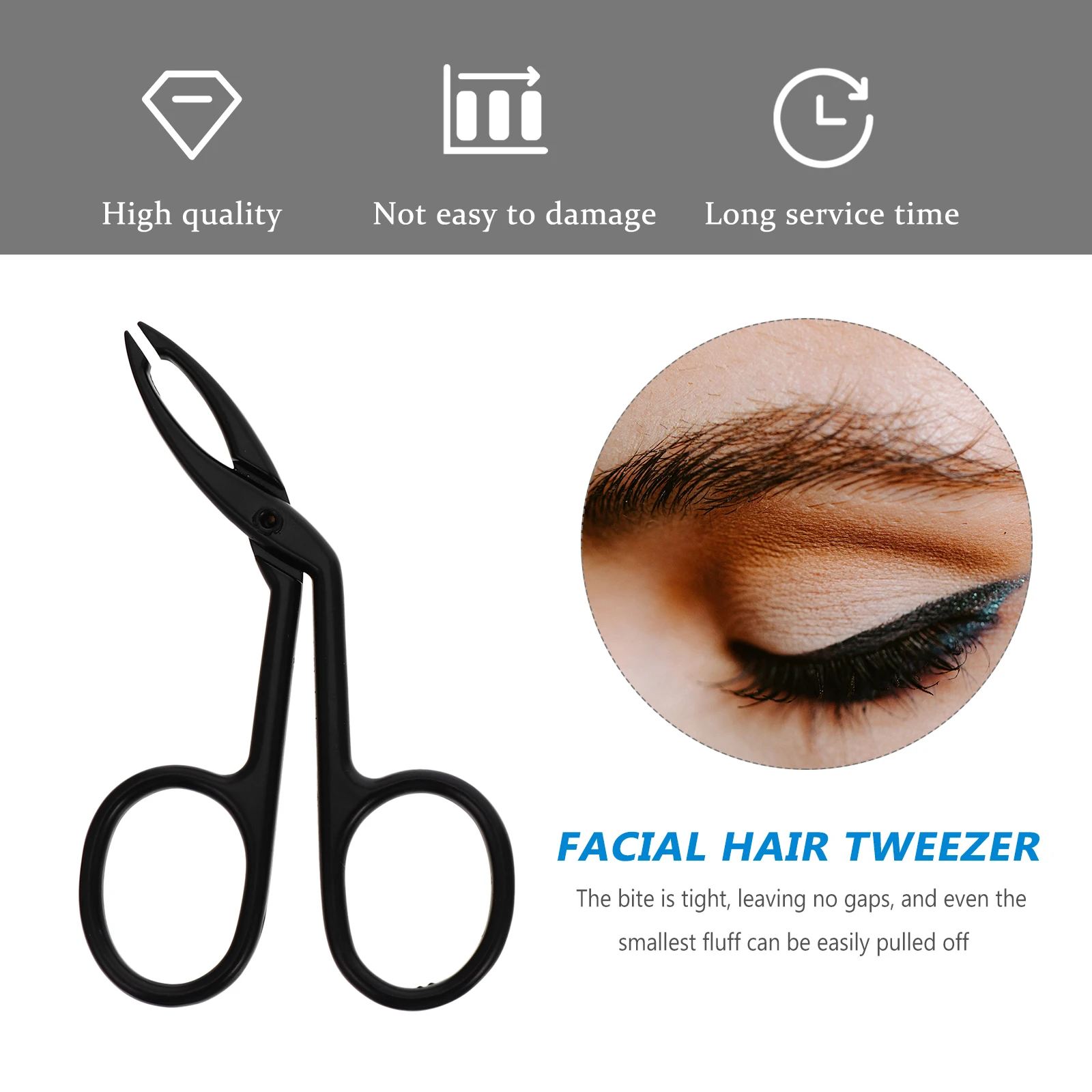 6 Pcs Tweezers Eyebrow Clips and Stainless Steel Scissor Elbow Facial Hair Nose Trimmer
6 Pcs Tweezers Eyebrow Clips and Stainless Steel Scissor Elbow Facial Hair Nose Trimmer