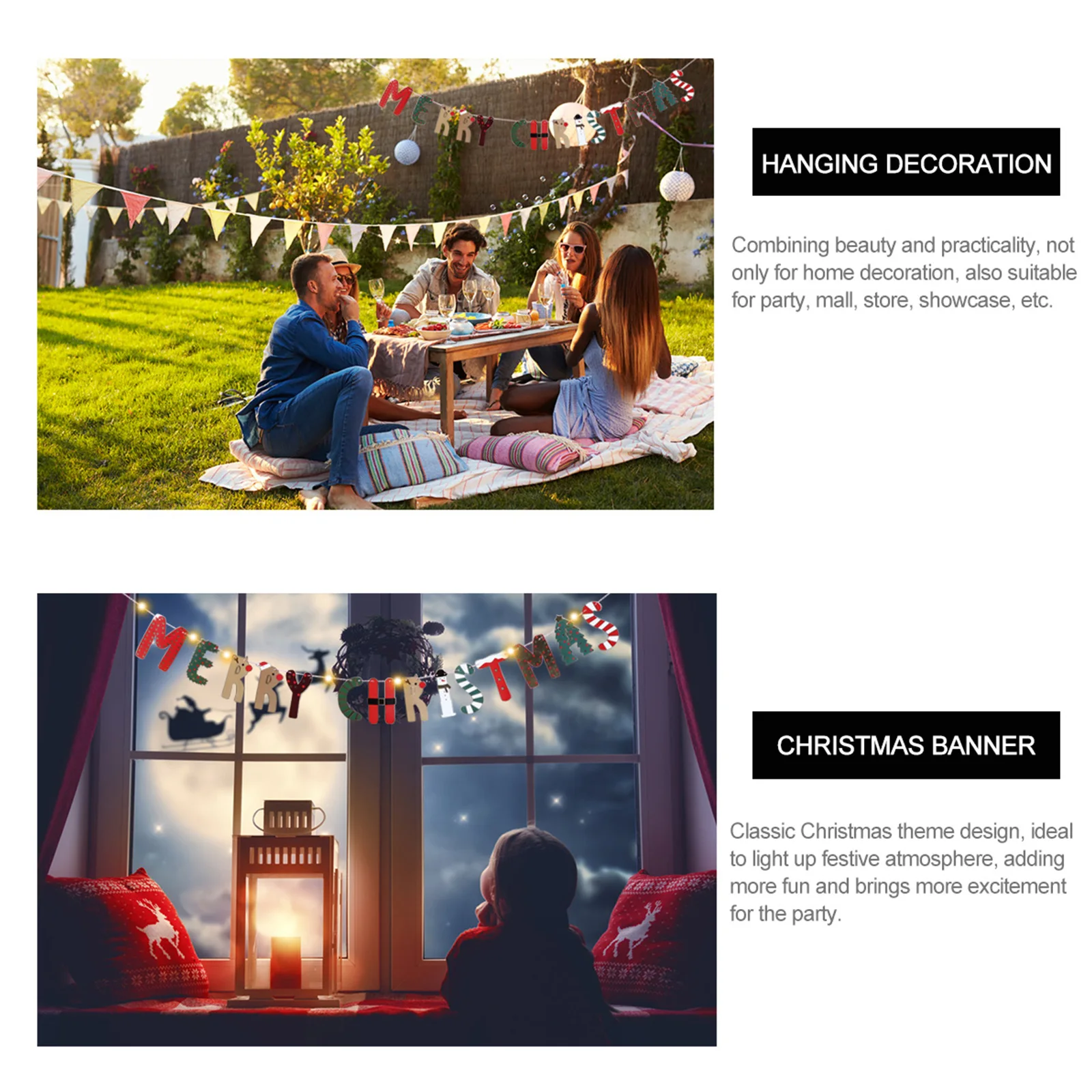 1 set Christmas Flag Banner Non Fading Reusable Lightweight Pendant Hanging Layout DIY Party Mall Store Decoration Christmas
1 set Christmas Flag Banner Non Fading Reusable Lightweight Pendant Hanging Layout DIY Party Mall Store Decoration Christmas