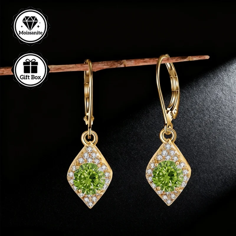 LAMVOICE Jewelry for women, S925 sterling silver moissanite earrings, Christmas day gifts for her,j ewelry with gift box
LAMVOICE Jewelry for women, S925 sterling silver moissanite earrings, Christmas day gifts for her,j ewelry with gift box