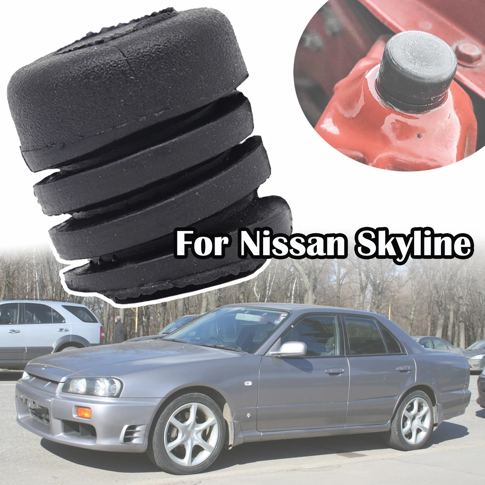 For Nissan Skyline R32 R33 1989 1990 1991 - 2000 Stagea WC34 Car Bumper Bonnet Rear Trunk Lid Rubber Mounting Trim Bush Buffer
For Nissan Skyline R32 R33 1989 1990 1991 - 2000 Stagea WC34 Car Bumper Bonnet Rear Trunk Lid Rubber Mounting Trim Bush Buffer
