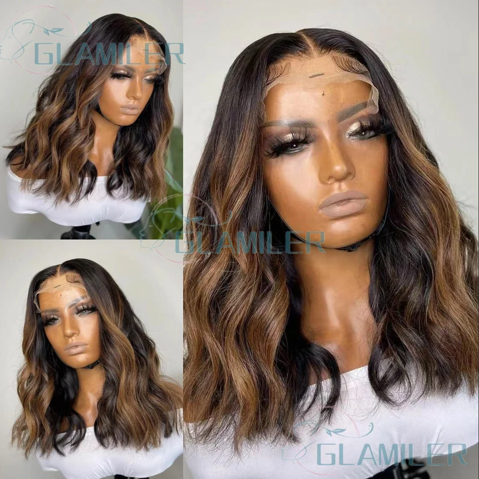 13x6/360 Lace Frontal Human Hair Short Wavy Wigs Pre Plucked Highlight Brazilian Pre Plucked 5x5 Silk Top Closure Short Bob Wigs
13x6/360 Lace Frontal Human Hair Short Wavy Wigs Pre Plucked Highlight Brazilian Pre Plucked 5x5 Silk Top Closure Short Bob Wigs