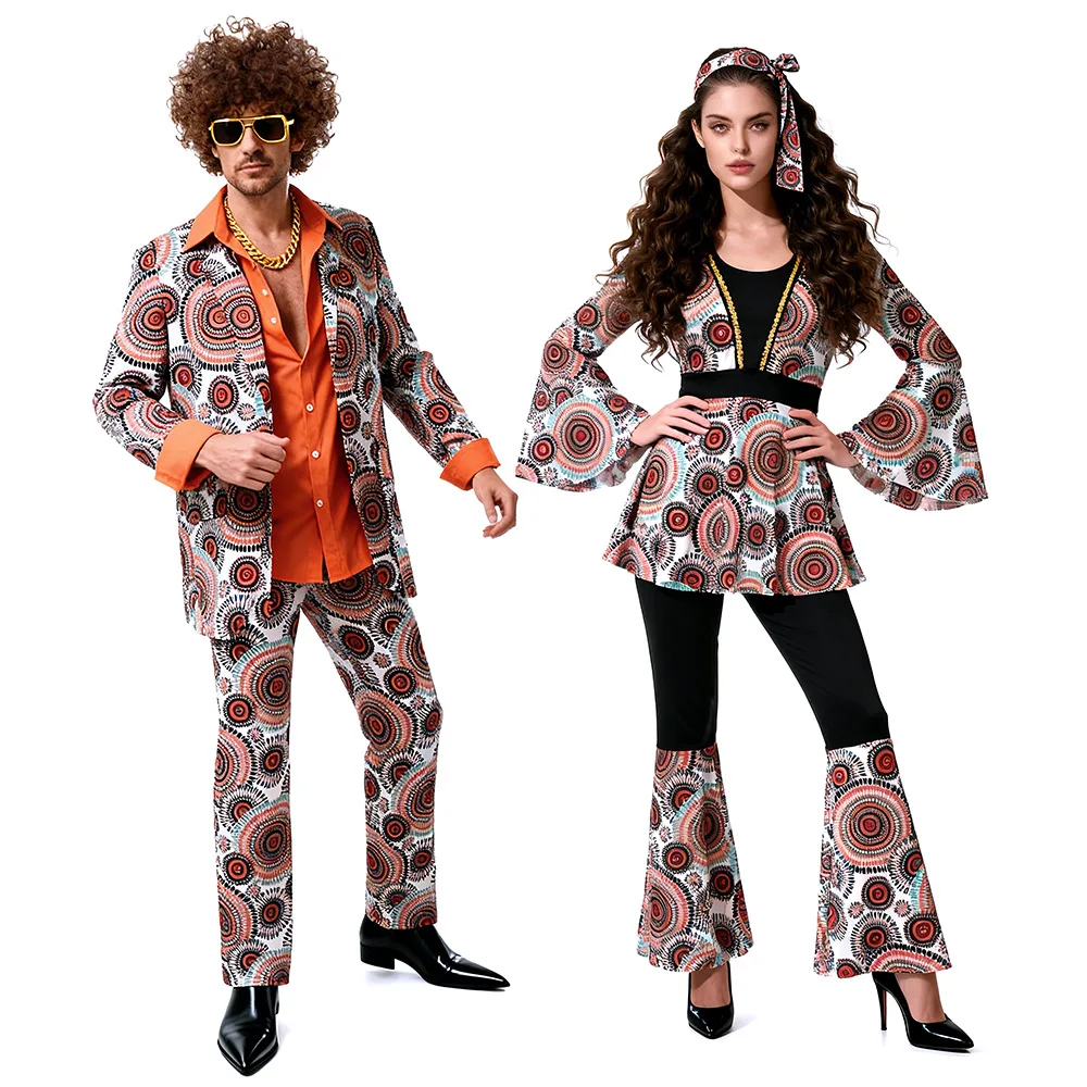 7080S Hippie Couples Costume Disco Cosplay Halloween Outfit Vintage Retro Clothing Chinese Manufacturer Winter Season
7080S Hippie Couples Costume Disco Cosplay Halloween Outfit Vintage Retro Clothing Chinese Manufacturer Winter Season