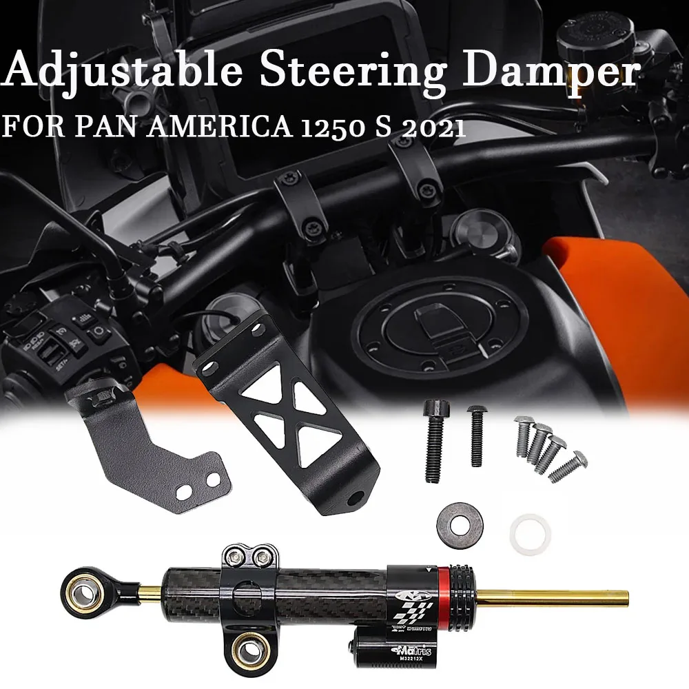 Motorcycle Accessories Adjustable Steering Damper Stabilizer FOR PAN AMERICA 1250 S PA1250S PAN AMERICA1250 S 2021 2022
Motorcycle Accessories Adjustable Steering Damper Stabilizer FOR PAN AMERICA 1250 S PA1250S PAN AMERICA1250 S 2021 2022