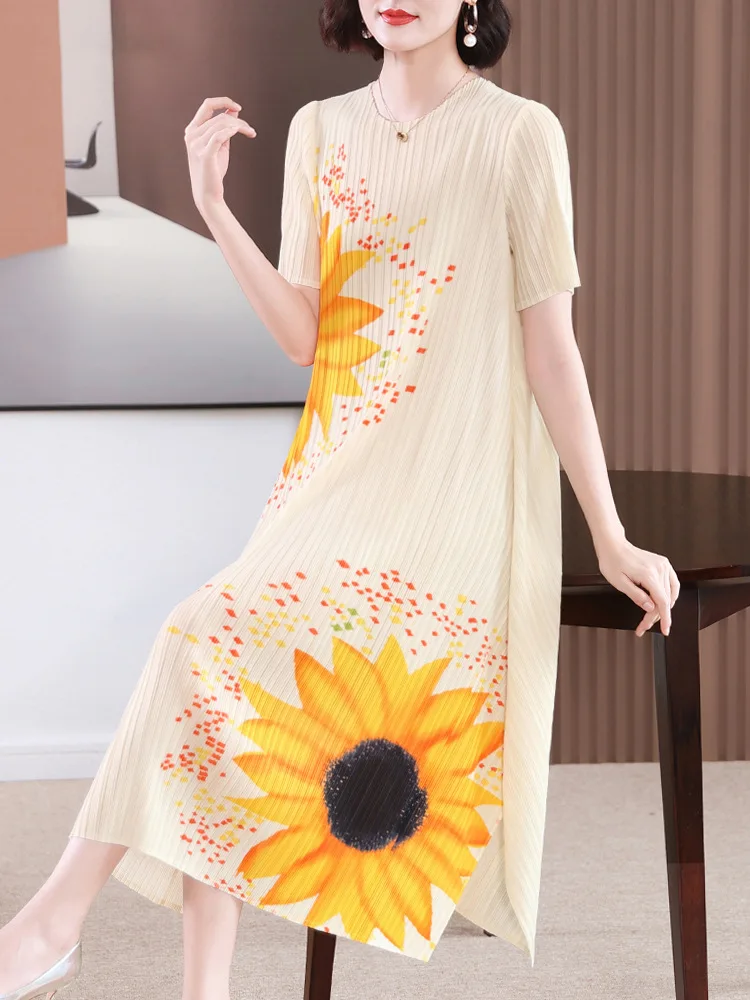 Dress 2023 Spring And Summer New Fashion Sleeve Large Size Pleated Print Long Dress
Dress 2023 Spring And Summer New Fashion Sleeve Large Size Pleated Print Long Dress