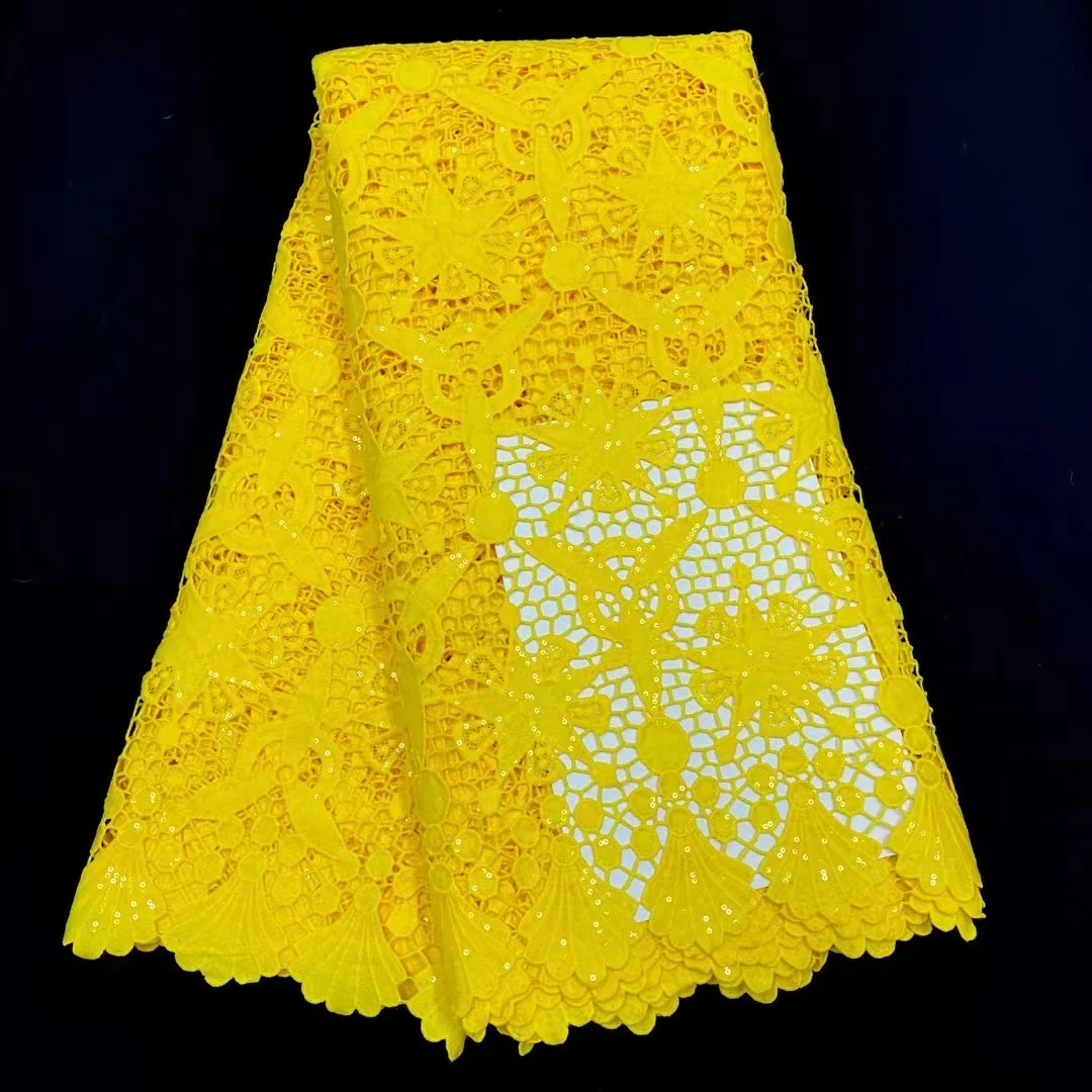 Cord Lace 5yards High Quality Nigerian Lace Fabric Embroidery Guipure Fabric For Wedding Party TS1148
Cord Lace 5yards High Quality Nigerian Lace Fabric Embroidery Guipure Fabric For Wedding Party TS1148