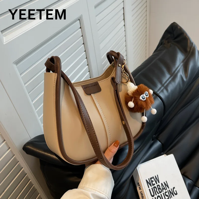 Fashion Vintage Small Crossbody Bag Women's PU Bucket Handbag Autumn Winter New Trendy Korean Texture Shoulder Crossbody Bag
Fashion Vintage Small Crossbody Bag Women's PU Bucket Handbag Autumn Winter New Trendy Korean Texture Shoulder Crossbody Bag