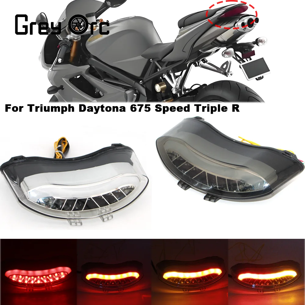 Integrated LED Tail Light Turn Light For Daytona 675 2005-2010 Speed Triple Speed Triple R 2008 2009 2010
Integrated LED Tail Light Turn Light For Daytona 675 2005-2010 Speed Triple Speed Triple R 2008 2009 2010