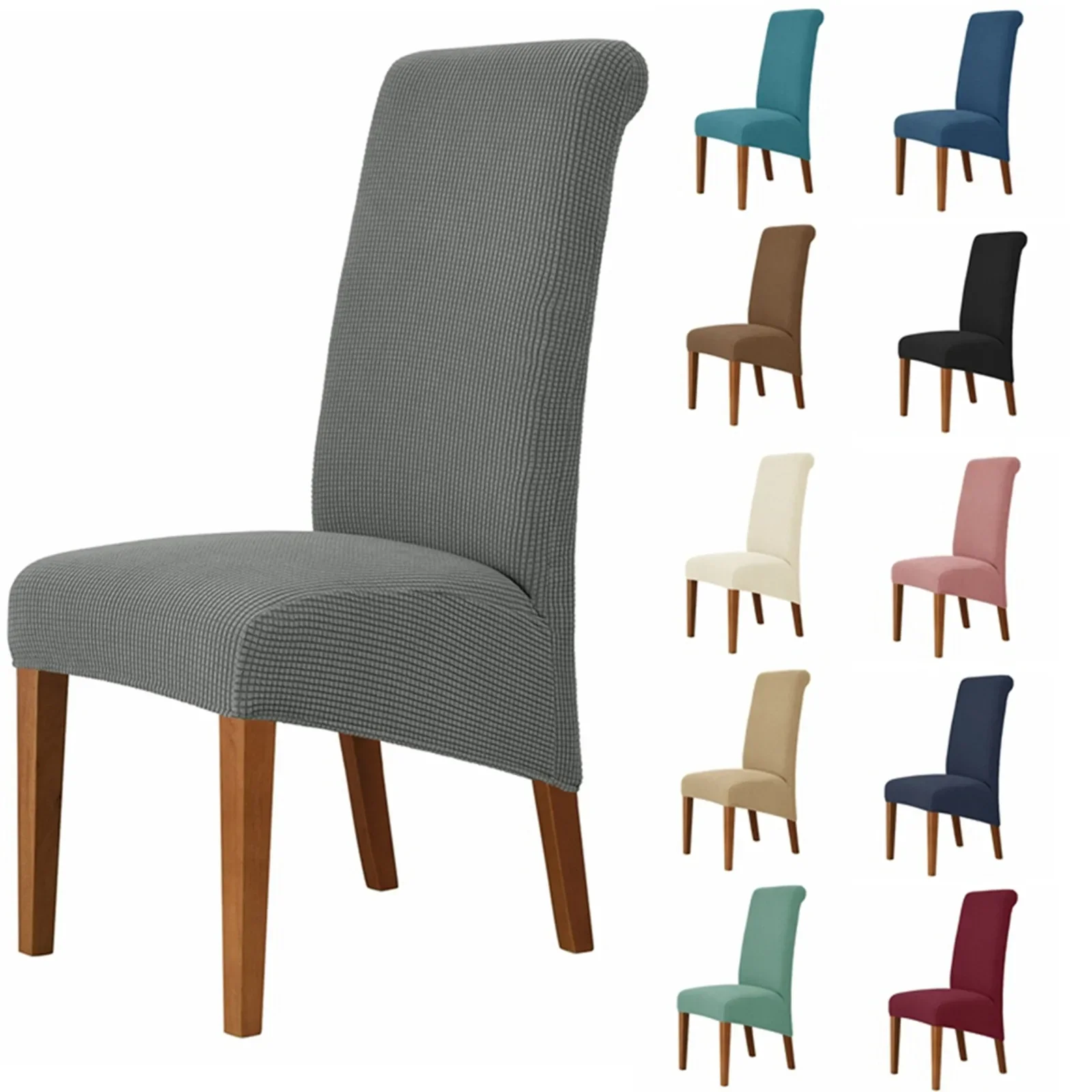 High Backrest Cover RemovableChair Cover Banquet Jacquard Thicken Chairs Spandex Cover Seat Covers Dining Room Hotel Home 2024
High Backrest Cover RemovableChair Cover Banquet Jacquard Thicken Chairs Spandex Cover Seat Covers Dining Room Hotel Home 2024