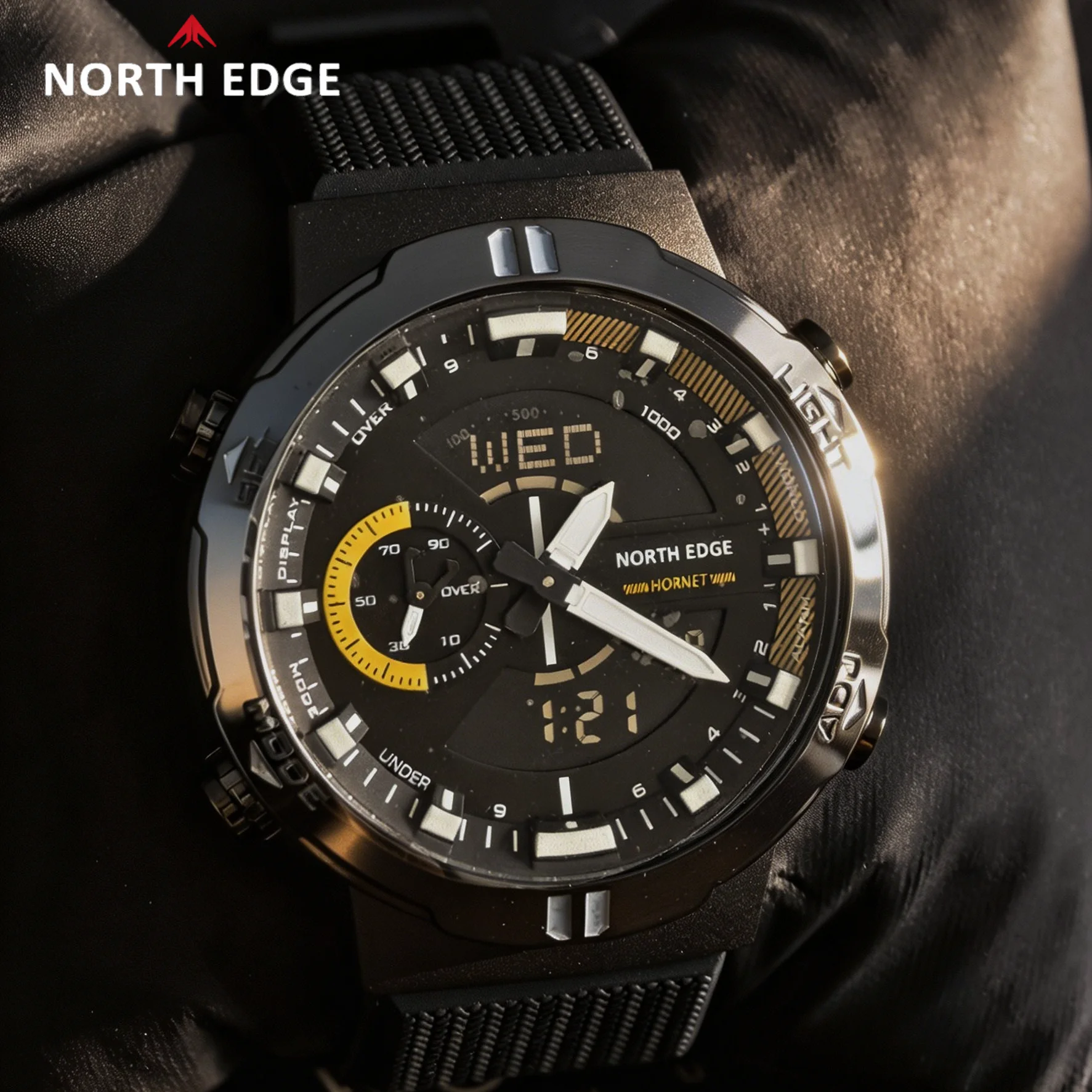 NORTH EDGE Men Outdoor Sports Watch Hybrid Digital-Analog Watch Running Cycling Swimming Digital Watches Waterproof 50M Relogio
NORTH EDGE Men Outdoor Sports Watch Hybrid Digital-Analog Watch Running Cycling Swimming Digital Watches Waterproof 50M Relogio
