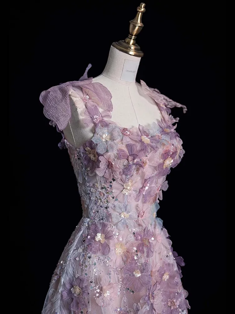 Purple light luxury niche banquet host coming-of-age ceremony halter morning robe toasting dress
Purple light luxury niche banquet host coming-of-age ceremony halter morning robe toasting dress