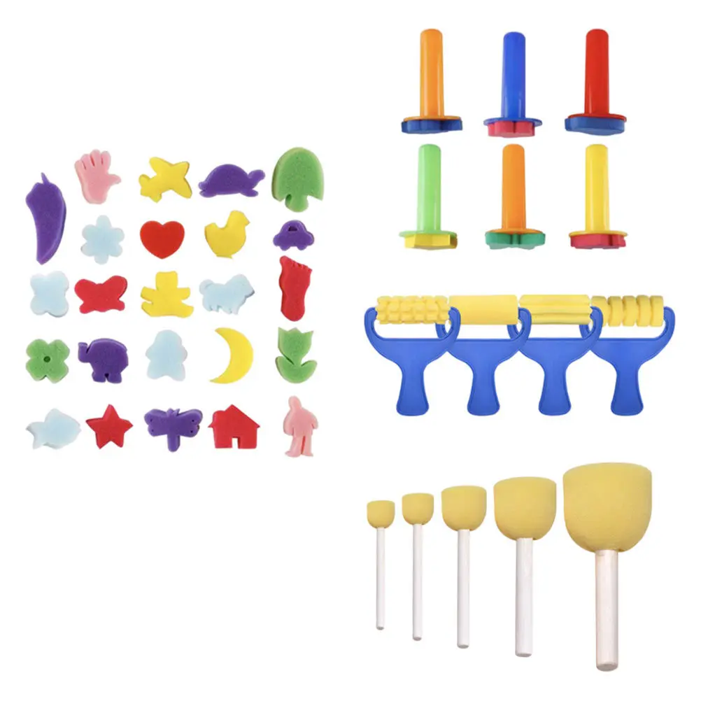 1 set 1 Set Painting Tools Kids Sponge Drawing Brush Diy Art Supplies Creative Stamper Children Craft Activity Fine
1 set 1 Set Painting Tools Kids Sponge Drawing Brush Diy Art Supplies Creative Stamper Children Craft Activity Fine