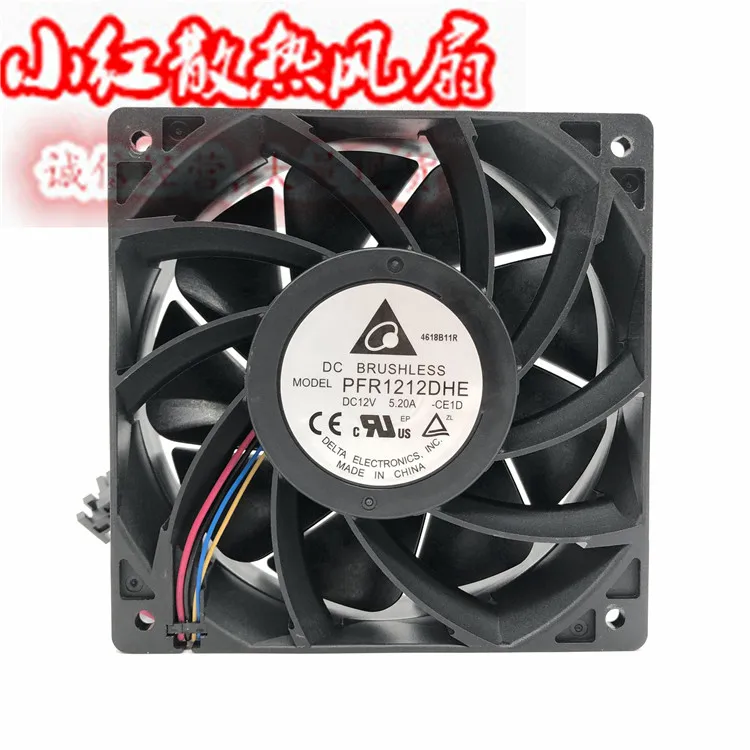Ltsf For Delta Electronics PFR1212DHE CE1D DC 12V 5.20A 120x120x38mm 4-Wire Server Cooling Fan 12cm
Ltsf For Delta Electronics PFR1212DHE CE1D DC 12V 5.20A 120x120x38mm 4-Wire Server Cooling Fan 12cm