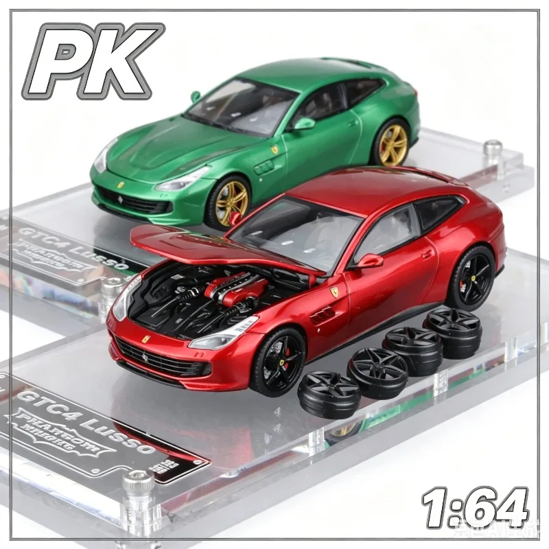 PK 1:64 high-end sports car GTC4 Lusso, die cast alloy car model, male gift, adult static collection ornament, holiday gift.
PK 1:64 high-end sports car GTC4 Lusso, die cast alloy car model, male gift, adult static collection ornament, holiday gift.