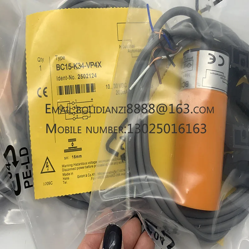 Brand new genuine BC15-K34-VP4X BC15-K34-VN4X BC15-K34-AZ3X proximity switch Sensor
Brand new genuine BC15-K34-VP4X BC15-K34-VN4X BC15-K34-AZ3X proximity switch Sensor