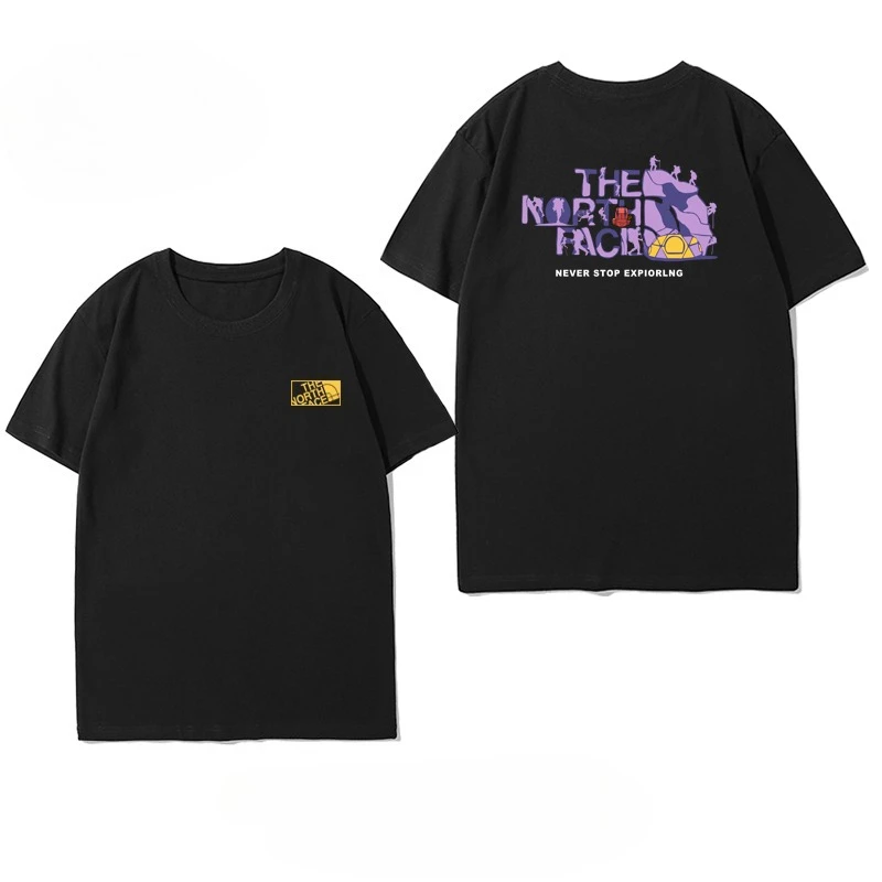 Outdoor Hiking T-shirts, Co-branded Trendy Brand Short-sleeved Pure Cotton Couple Summer Wear, Sports Rock Climbing Half-sleeved
Outdoor Hiking T-shirts, Co-branded Trendy Brand Short-sleeved Pure Cotton Couple Summer Wear, Sports Rock Climbing Half-sleeved