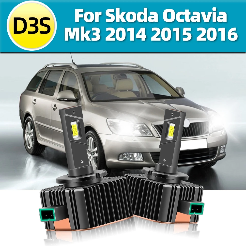 Roadsun High Power 35000LM D3S LED HID 110W 1:1 Size 6000K Car Headlight Bulb 12V Plug&Play For Skoda Octavia Mk3 2014 2015 2016
Roadsun High Power 35000LM D3S LED HID 110W 1:1 Size 6000K Car Headlight Bulb 12V Plug&Play For Skoda Octavia Mk3 2014 2015 2016