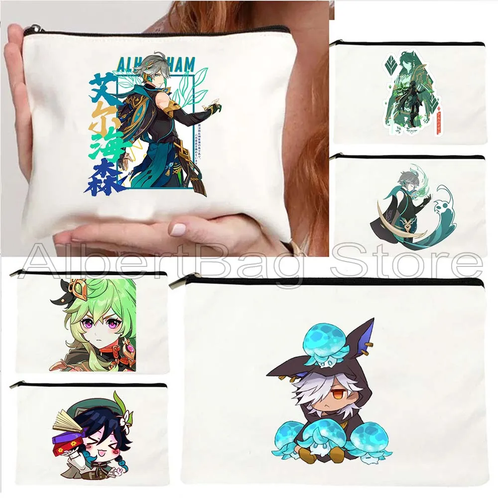 Chibi Kawaii Hu Tao Cyno Venti Zhongli Genshin Impact Anime Gifts Collei Cosmetic Makeup Lipstick Toilet Bag Pencil Case Pouch
Chibi Kawaii Hu Tao Cyno Venti Zhongli Genshin Impact Anime Gifts Collei Cosmetic Makeup Lipstick Toilet Bag Pencil Case Pouch