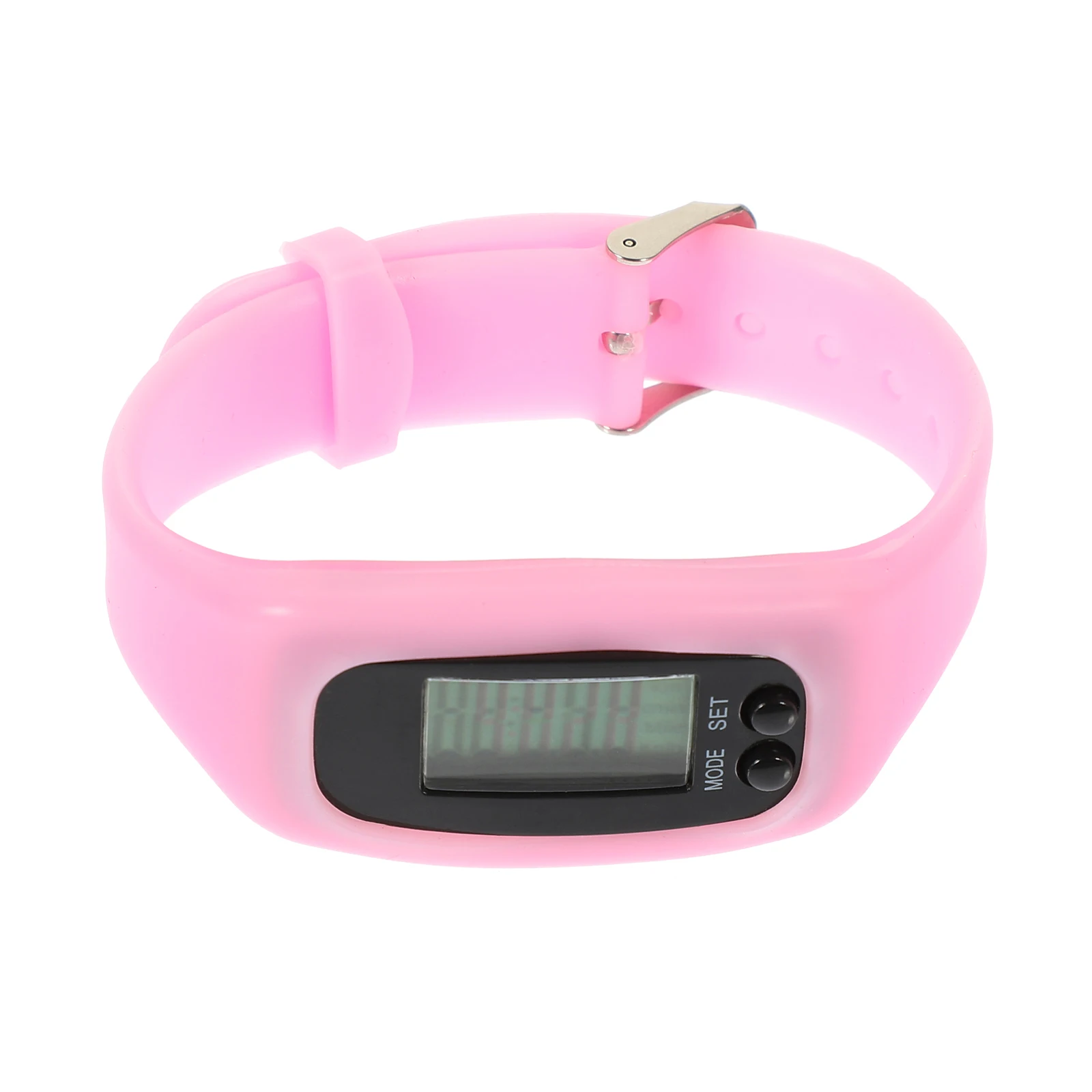 Silicone Pedometer Watch Pink Portable Step Counter Wristband Fitness Tool for Walking Exercise Gifts to Family Friends
Silicone Pedometer Watch Pink Portable Step Counter Wristband Fitness Tool for Walking Exercise Gifts to Family Friends