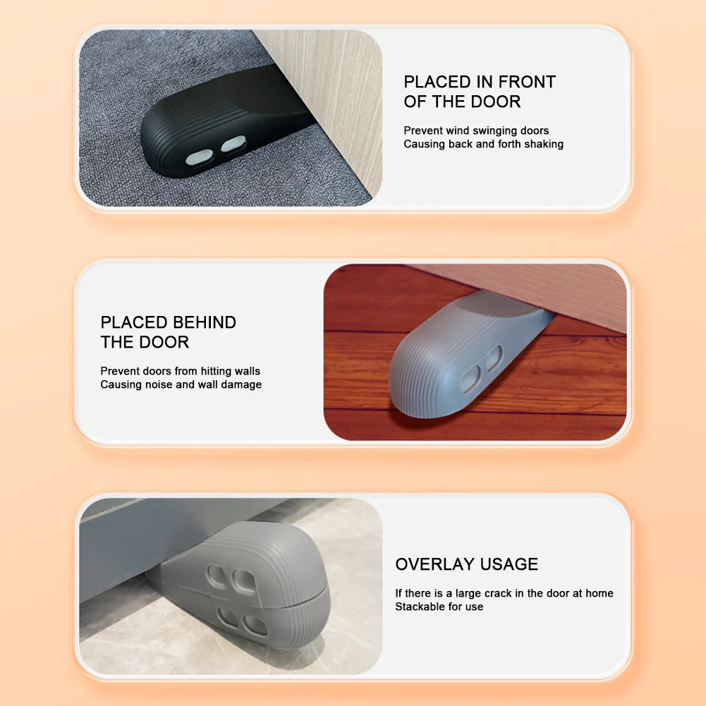 Children's Protective Safety Door Stopper Windproof Rubber Covered Door Stopper For Interior Exterior Door
Children's Protective Safety Door Stopper Windproof Rubber Covered Door Stopper For Interior Exterior Door