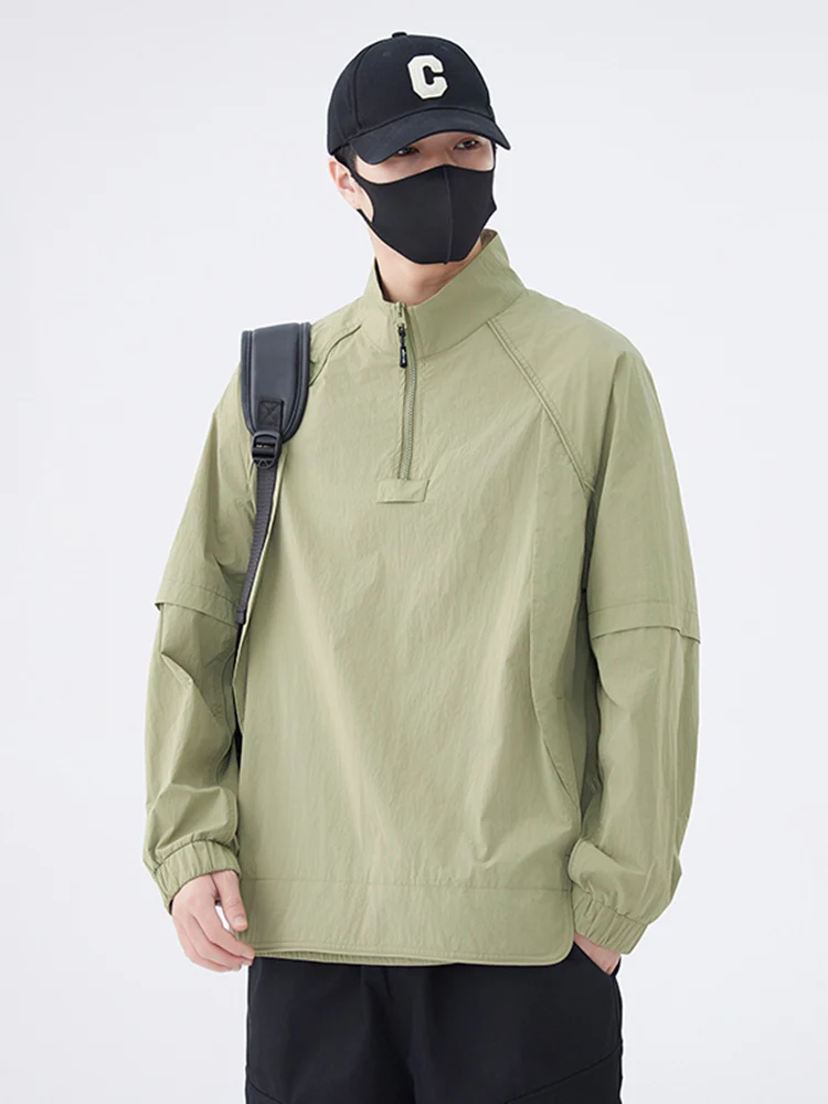 Men's Zip-Up Hoodie Long Sve Stand Collar Sweatirt Spring Autumn Faionable Base irt Polyester Fiber Youth Sle
Men's Zip-Up Hoodie Long Sve Stand Collar Sweatirt Spring Autumn Faionable Base irt Polyester Fiber Youth Sle