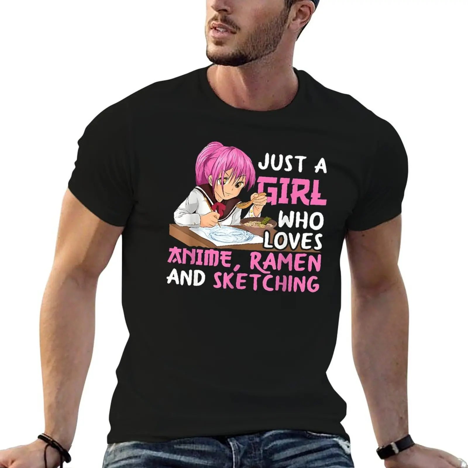 Anime Lover's Sketchbook T-shirt Harajuku Sports Humor Graphic Top Tee Novelty Aactivity Competition USA Size
Anime Lover's Sketchbook T-shirt Harajuku Sports Humor Graphic Top Tee Novelty Aactivity Competition USA Size