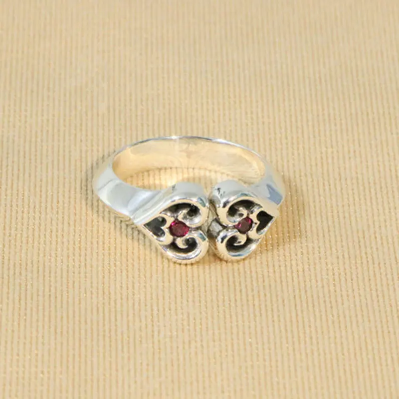 Open Heart Heart Pink Diamond Silver Ring, Index Finger Female Pure Silver, Personalized Trendy Fashion, Internet Red Single Rin
Open Heart Heart Pink Diamond Silver Ring, Index Finger Female Pure Silver, Personalized Trendy Fashion, Internet Red Single Rin