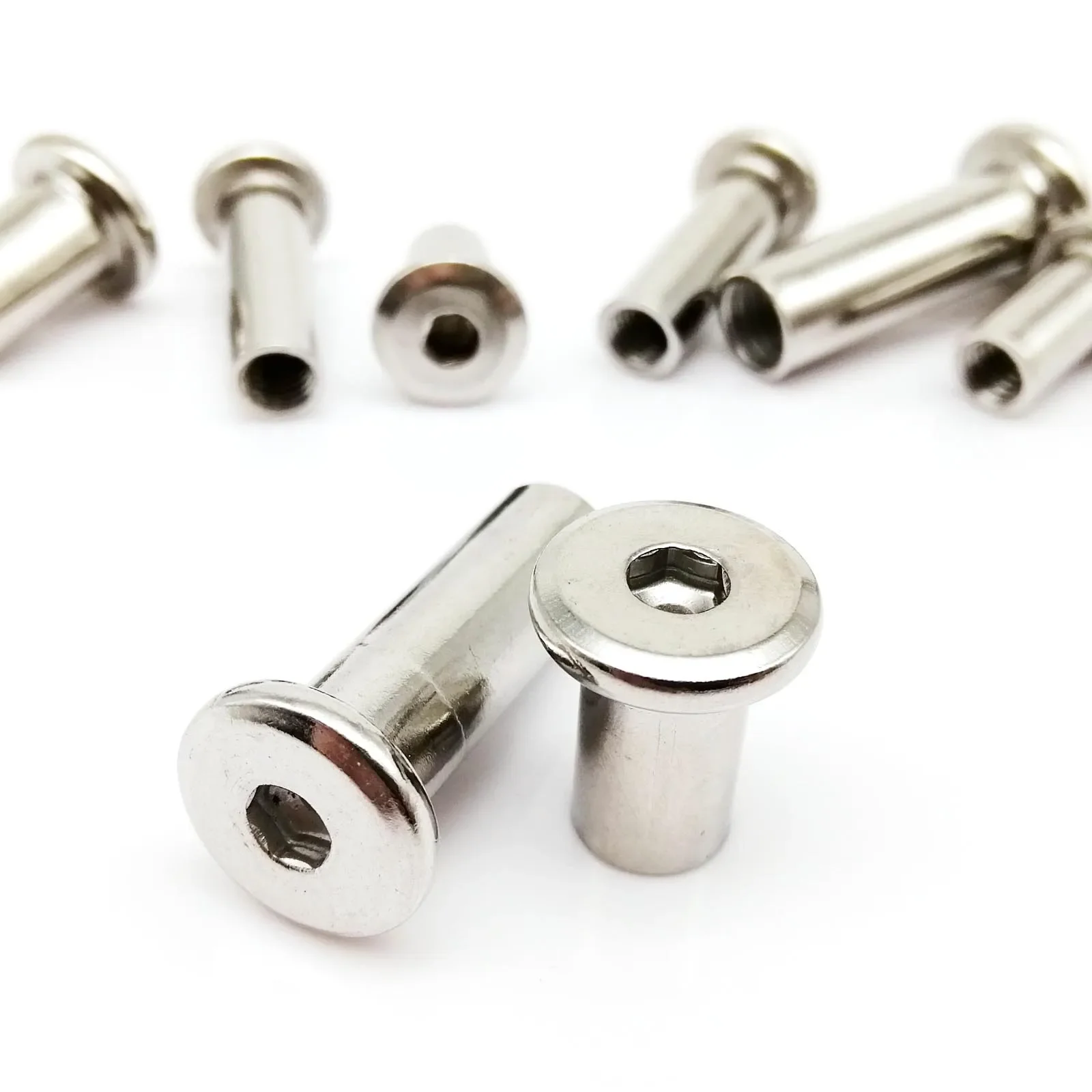 304 A2 Stainless Steel Hex Hexagon Socket Head Furniture Rivet Connector Insert Joint Sleeve Nut M3 M4 M5 M6 M8 M10 4-100mm long
304 A2 Stainless Steel Hex Hexagon Socket Head Furniture Rivet Connector Insert Joint Sleeve Nut M3 M4 M5 M6 M8 M10 4-100mm long
