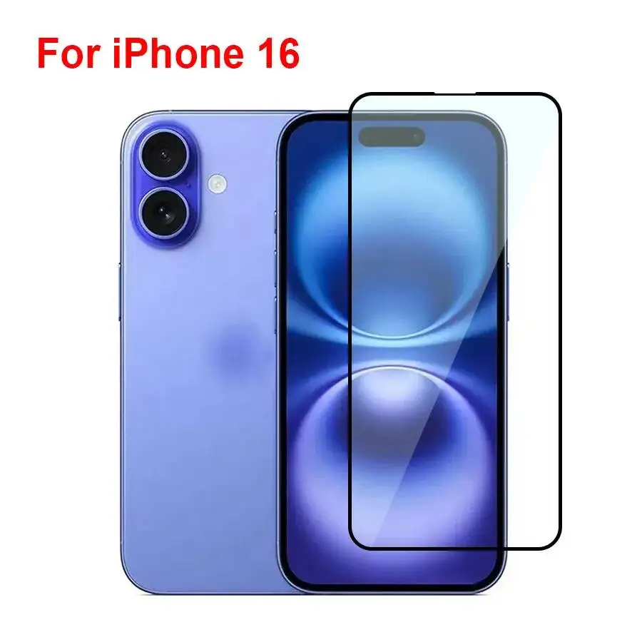 For Apple Iphone 16 Tempered Protector Anti Fall Glass For Iphone16 Full Cover Screen Phone Film
For Apple Iphone 16 Tempered Protector Anti Fall Glass For Iphone16 Full Cover Screen Phone Film