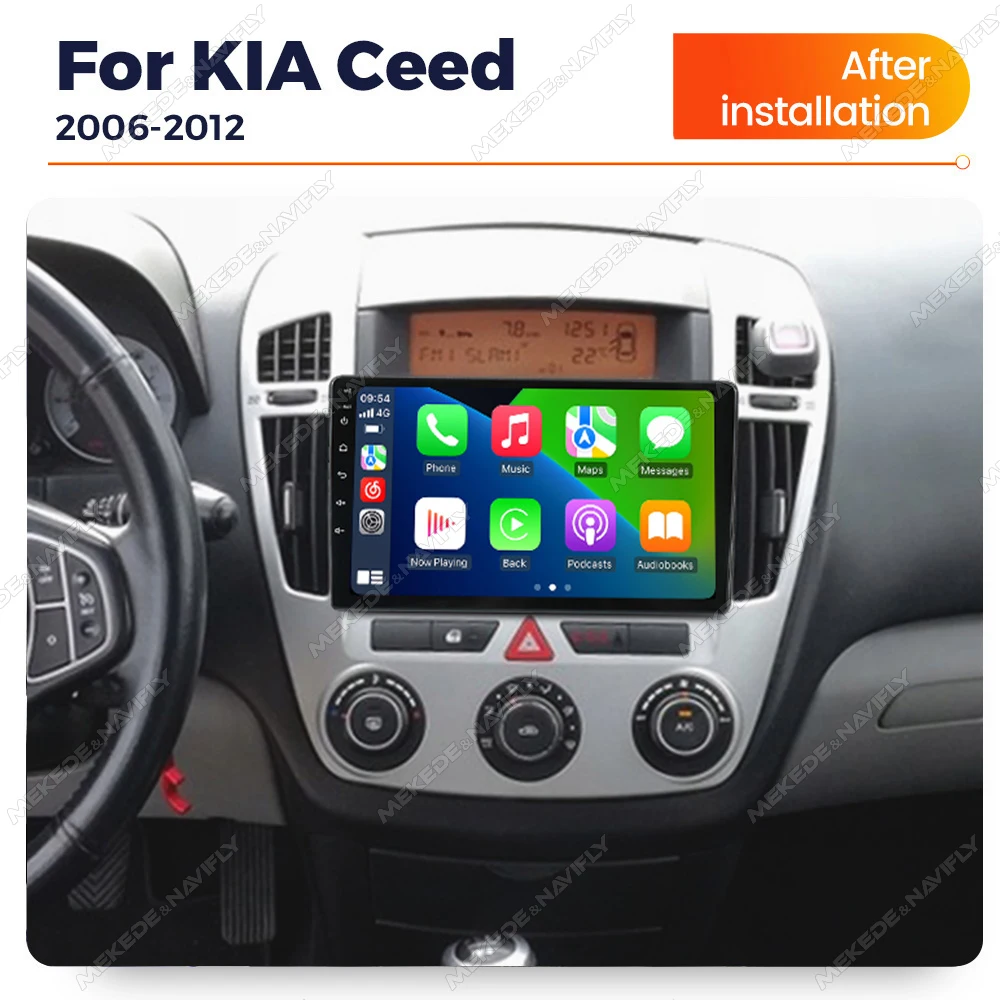 MEKEDE&NAVIFLY Android 14 Intelligent Car audio system For Kia Ceed ED 2006 - 2012 Car Radio Wireless Carplay Multimedia Player
MEKEDE&NAVIFLY Android 14 Intelligent Car audio system For Kia Ceed ED 2006 - 2012 Car Radio Wireless Carplay Multimedia Player