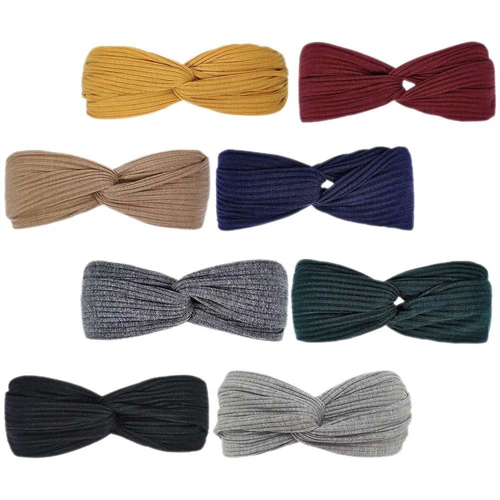 8Pcs Turban Headband for Yoga Sports Stretchy Twisted Sweat Headbands Running Workout Fitness Twisted Turban Hairband
8Pcs Turban Headband for Yoga Sports Stretchy Twisted Sweat Headbands Running Workout Fitness Twisted Turban Hairband