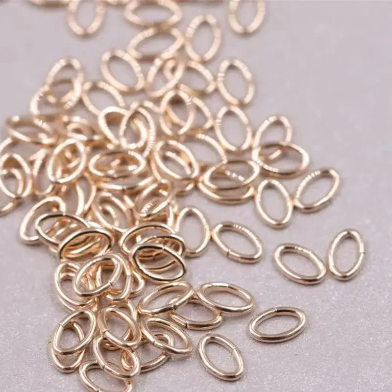 USA 14K Gold Filled oval open ring link ring DIY necklace bracelet accessories
USA 14K Gold Filled oval open ring link ring DIY necklace bracelet accessories