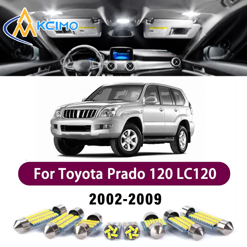 Premium LED Interior Lighting Kit for Toyota Prado 120 LC120 2002-2009 2004 High-Quality Error-Free Dome Map Trunk Auto Lamps
Premium LED Interior Lighting Kit for Toyota Prado 120 LC120 2002-2009 2004 High-Quality Error-Free Dome Map Trunk Auto Lamps