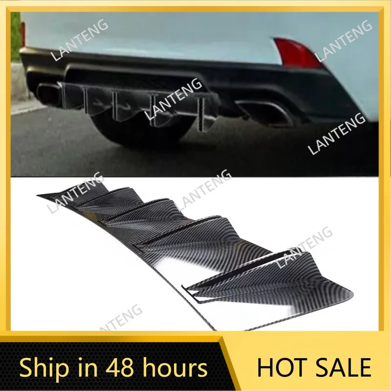 Car Rear Diffuser Shark 10 Fins Bumper Wing Splitter Chin Spoiler Lip For T0yota Camry SE XSE Body Protector Black
Car Rear Diffuser Shark 10 Fins Bumper Wing Splitter Chin Spoiler Lip For T0yota Camry SE XSE Body Protector Black