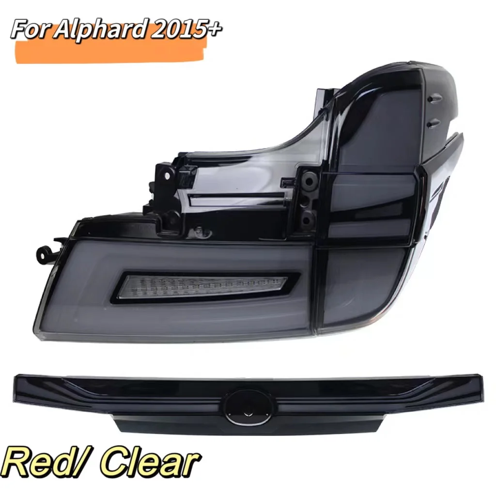 MRD Led Rear Lamp Fit for Toyota Alphard Vellfire 2018-2023 Led Tail Lamp Tail Light Red and Clear Housing
MRD Led Rear Lamp Fit for Toyota Alphard Vellfire 2018-2023 Led Tail Lamp Tail Light Red and Clear Housing